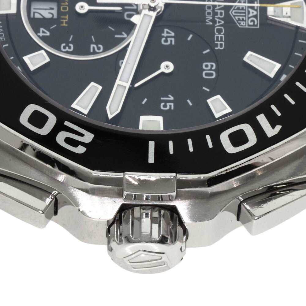 TAG Heuer CAY111A Aquaracer Chronograph Watch, Stainless Steel/SS, Men's - Picture 15 of 16